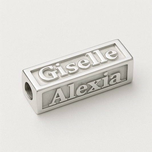 Personalized Name Bar Charm