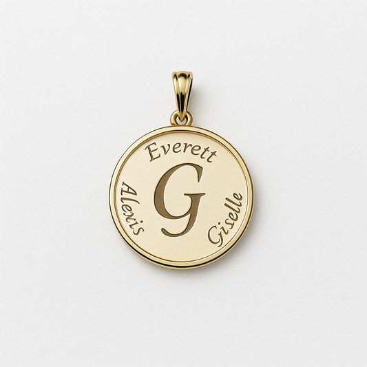 Initial and Names Pendant